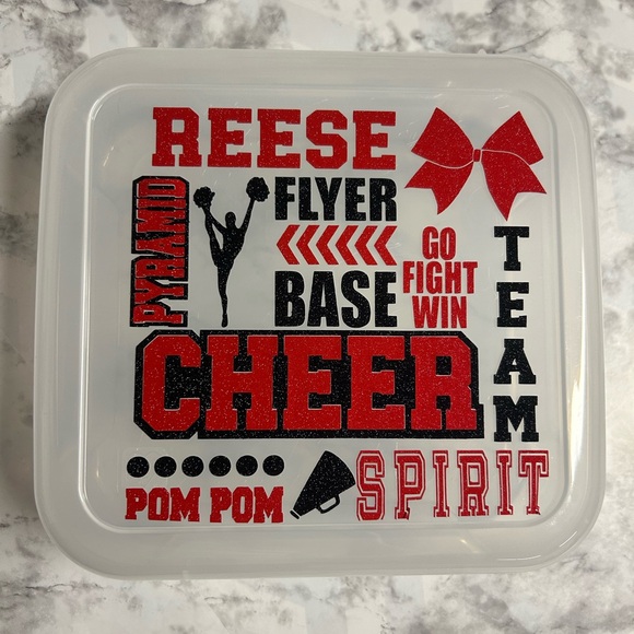Cheer Dance Gymnastic Competition Bow Boxes Case Design #2 - Picture 1 of 2